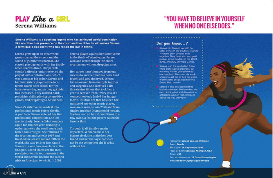 Children's book: 50 inspiring and extraordinary sportswomen